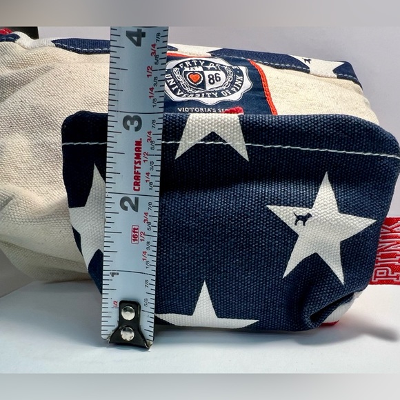 VS PINK CANVAS MAKEUP BAG & COIN PURSE - Picture 11 of 15